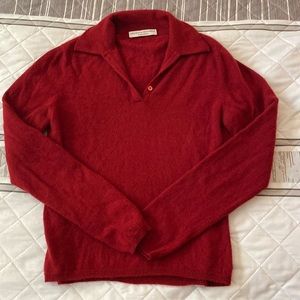 Bruno Cucinelli cashmere red sweater